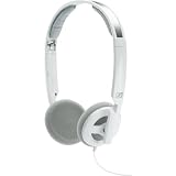 White On-ear Fold/flip Headpho