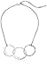 Kenneth Cole New York Silver-Tone 3-Circle Necklace