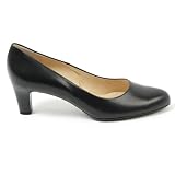 Peter Kaiser Nika classic rounded toe court shoe in navy leather 43401/118
