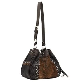 American West Wild Horses Drawstring Hobo