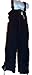Polartec Military Extreme Cold Weather Fleece Overalls Bibs, Snowpants, Black, X-Large Long