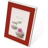Swing Design Elle Lacquer Picture Frame, 5 by 7-Inch, Cherry Red