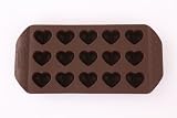 Kaiser Bakeware Silicone Candy Mold, Hearts
