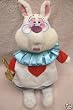 Hard to Find Disney Alice in Wonderland White Rabbit Oversized 18" Plush Doll MINT