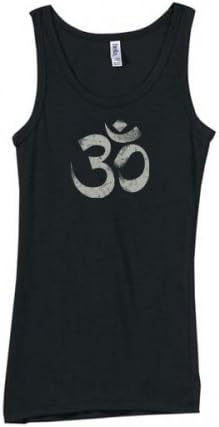 YT073KL Vintage Ohm Black 4 oz Sheer Rib Tank Top