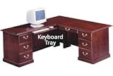 27 Inch Keyboard Shelf For L-Shaped Desks - Traditional Wood Furniture