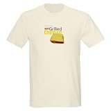 Grilled Cheese Design Humor Light T-Shirt by CafePress