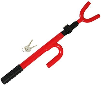 RX3 RX27-0112 Red Heavy Duty Steering Wheel Lock