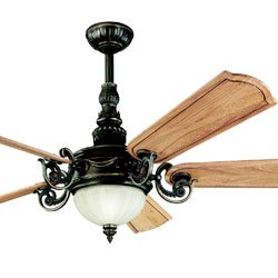 Kichler 300101OLZ Highland Manor Oiled Bronze 56 Ceiling Fan with Light Remote Control