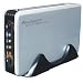 Navigator 3.5" SATA Hard Drive Enclosure USB 2.0 External Case w/ Onetouch Backup Silver