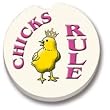 Chicks Rule Car Coaster, Single