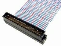 Cables Unlimited SCS-8300-74 LVD Ultra2 320 68Pin 7-Device Twist & Flat Cable (74 Inch, Yellow)