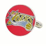 Philadelphia 76ers Cufflinks - NBA Basketball Sports Themed Formal Wear