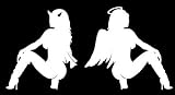 Angel Devil Skin Girl Decal 5.