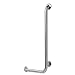 Franklin Brass 5682RH 1-1/2-Inch x 16-Inch by 32-Inch 90 Degree Bath and Shower Angle Bar, Right, Stainless Steel