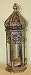SILVER MOROCCAN STYLE HANGING CANDLE LANTERN UNIQUE UNUSUAL GIFT IDEA