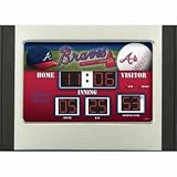 Atlanta Braves Scoreboard Desk & Alarm Clock