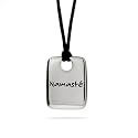 Eve's Addiction Namaste Dog Tag Pendant