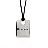 Eve's Addiction Namaste Dog Tag Pendant