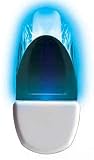 Leviton 49568-BLU Blue LED Nightlight, Clear