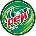 Mountain Dew Round Metal Sign