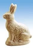 Helen Grace Chocolates, Solid White Easter Bunny, 6.5 oz. Gift Bag