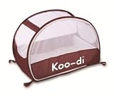 Koo-di Pop-Up Travel Bubble Cot - Aubergine & White