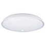 Sea Gull Lighting 6910-14 2-Light Close-to-Ceiling Fixture, White Glass and White