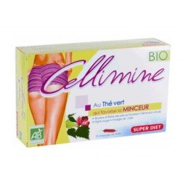 SuperDiet Cellimine au thé vert 20+10 ampoules OFFERTES 450ml 