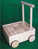 【日本製木のおもちゃ】押し車積み木 K33の画像