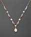Jewelry : 14k Gold Cultured Freshwater Pearl & Diamond Accent Necklace