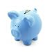 Ceramic Piggy Banks (Blue)