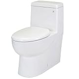 Pegasus TL-10PA-HET-EW Matera High Efficiency Elongated One-Piece Toilet, White