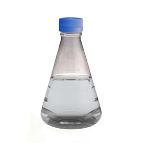Nalgene 4115-2000 Sterile Disposable Erlenmeyer Flask With Vented Closure, Plain-Bottom (PETG), 2000mL (Case of 4): Industrial &amp; Scientific