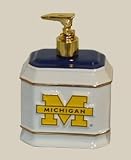 NCAA Michigan Wolverines Ceramic Liquid Soap Dispenser