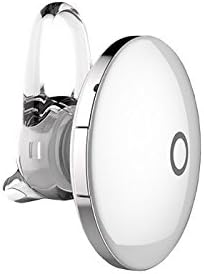 Sidon City Mini Bluetooth Earbuds in Ear Wireless Stereo Bluetooth Headphones Earphone Earpiece, Lightweight Micro Bluetooth Headset with Microphone Hands-free Phone Calls in Car, Working Out(silver)