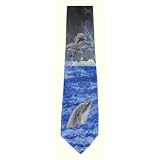 New Leaping Dolphins Novelty Necktie Neck Tie