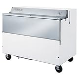 Beverage Air SMF58-W 58" White Vinyl Single Sided Milk Cooler | 16-Crate Ca ....