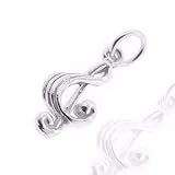 925 Sterling Silver Jewelry, G-clef Charm, Adjustable Fit, Plus Free Special Gift Pouch