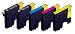 1 Set of 4 Ink Cartridges + 1 Extra Black Epson Stylus C64 C84 CX6400 C66 C86 CX6600 CX3600 CX3650 CX4600 Compatibles T0441 T0442 T0443 T0444 - PCArena Compatible Ink