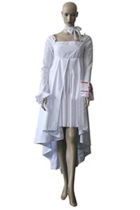 Custom-made Cosplay Costume for Vampire Knight Yuuki Cross White Gown