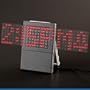 Anelace Marquee Messager Portable Binary Alarm Clock