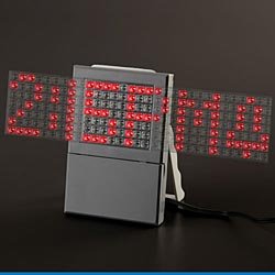 Anelace Marquee Messager Portable Binary Alarm Clock