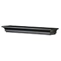 24" Classic Black Wood Shelf