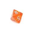 Chessex Translucent 16mm Orange and white d8