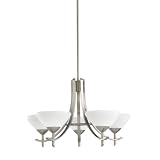 Kichler Lighting 1679AP 5-Light Olympia Incandescent Chandelier, Antique Pewter