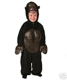 Plush Animal Quality Costume Halloween Gorilla Toddler Size 1/2