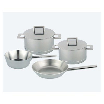 Demeyere John Pawson Stainless Steel 6 Piece Cookware Set product image