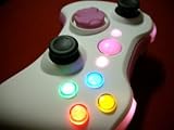 Pink XCM LED Xbox 360 Rapid Fire Modded Controller