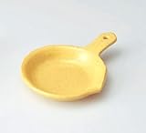 目玉焼プレート（C） イエロー 【四日市ばん古焼 耐熱便利小物】